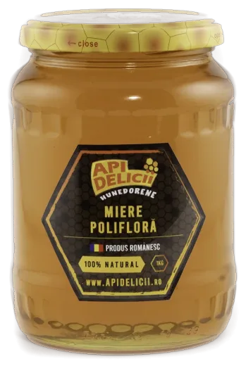 Miere de albine polifloră 1 kg